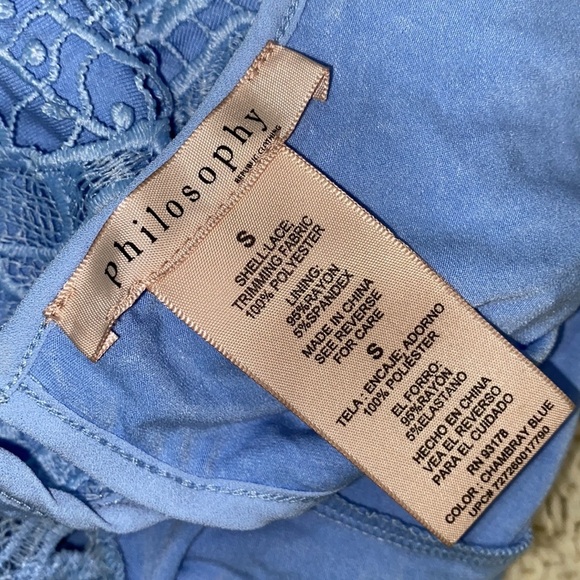 Philosophy lace crochet top size small - Picture 4 of 8